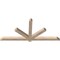 Ekena Millwork Kennewick Smooth Timber Gable Bracket, Douglas Fir, 72"W x 33"H x 3 1/2"D x 3 1/2"F, 11/12 Pitch GBW072X33X0404KEN00SDF - alternate 4